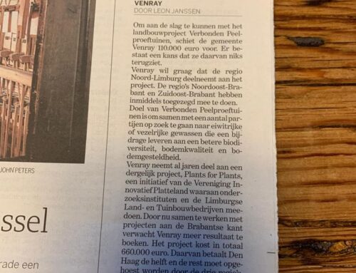Krantenartikel Dagblad de Limburger 7 december 2021